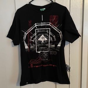 Lifted Research Group Shirt Mens Black Short Sleeve Graphic Tee LRG